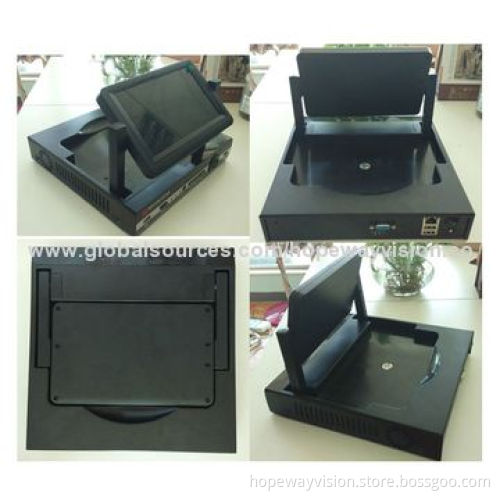 LCD NVR, built-in 7" LCD, 4CH NVR all in one system
